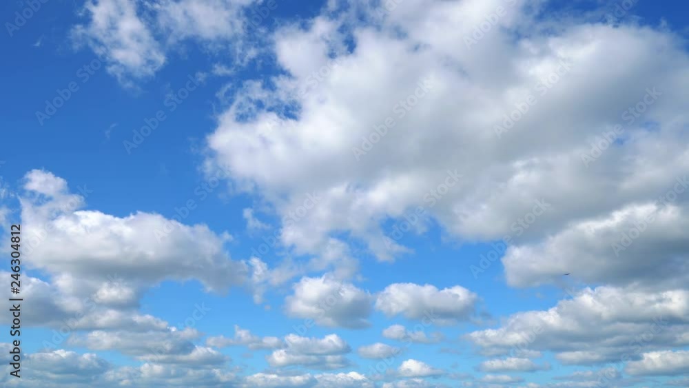 Wall mural the clear sky with a cloud