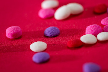 Fototapeta na wymiar colorful sugar sprinkles