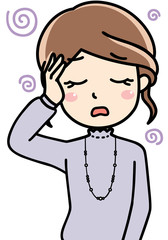 女性会社員OL-悩み、焦り、困った