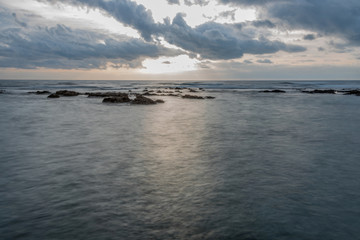 Sun Setting over the Southern Italian Mediterranean Sea