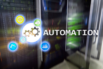 Automation of business Process and innovation technology in manufacturing. Internet and technology...