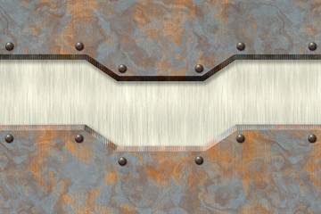 Abstract Metal textured Industrial background.
