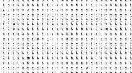Periodic Table Of Elements Background - obrazy, fototapety, plakaty
