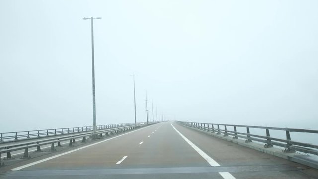 A Footage of &radic;&ograve;resund Bridge from Malm&radic;&part; To Copenhagen!