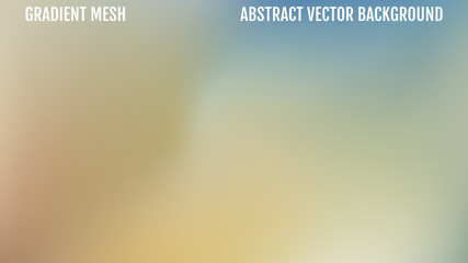 Fototapeta premium Abstract blurred gradient mesh background in blue colors. Smooth banner template. Easy editable soft colored vector illustration. Ecology concept for your graphic design, banner or poster.