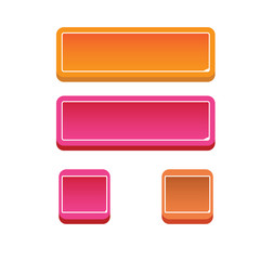 Button Game UI Design Vector