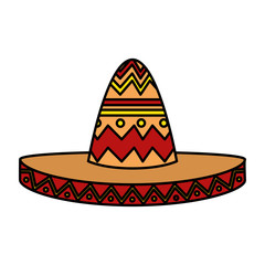 mexican mariachi hat icon