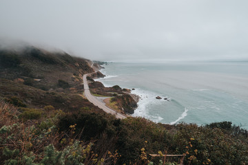 view big sur of coastline