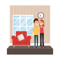 couple in the livingroom characters