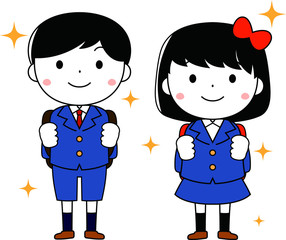 Cute Freshman of the entrance ceremony 