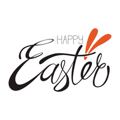 Happy Easter hand-drawn lettering.