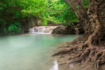 Erawan waterfall in Kanchanaburi, Thailand