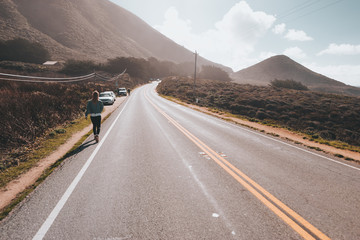 road in mountains