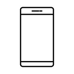 smartphone device isolated icon