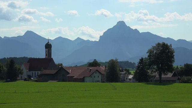 Pilgrimage Church of Maria Hilf in Speiden near Eisenberg, Allgaeu, Swabia, Bavaria, Germany