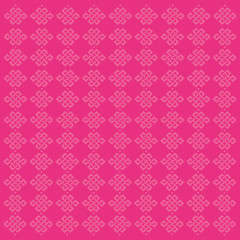Abstract geometric ornamental pink pattern. Vector illustration bright design. Modern colorful geometric texture. Illusive background. Design for decor, covers, prints.