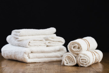 Spa still life with towel. - Image.