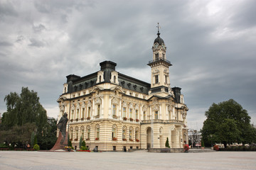 Fototapeta na wymiar Town Hall. Nowy Sacz, Poland.