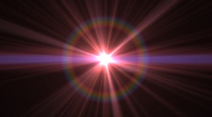 glowing abstract sun burst with digital lens flare.can your adjust the color of the light rays...