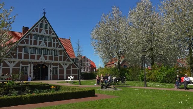 Townhall of Jork, Altes Land Region, Lower Saxony, Germany, Europe