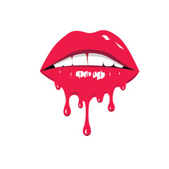 Free Free 99 Dripping Lip Svg SVG PNG EPS DXF File