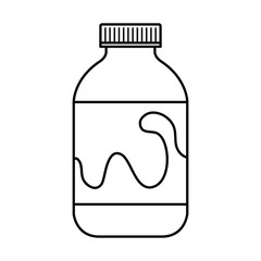 delicious bottle yogurt icon