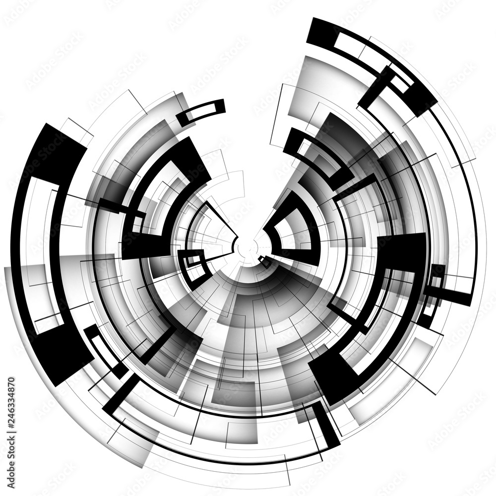 Poster abstract light circuit computer line technology business banner. for your brush
