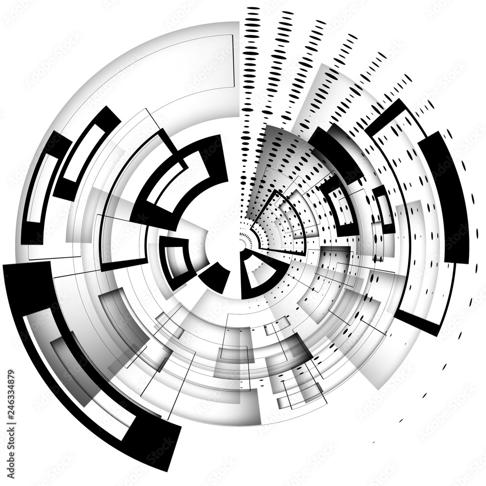 Poster abstract light circuit computer line technology business banner. for your brush