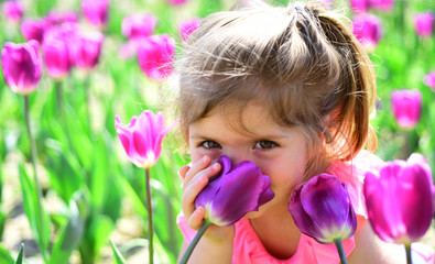 Danger in a vase. face skincare. allergy to flowers. Small child. Natural beauty. Childrens day....