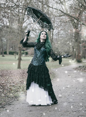 Fototapeta premium Gothic Victorian Lady