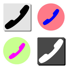 Phone. flat vector icon