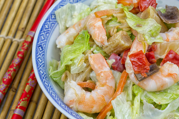 salade de crevettes