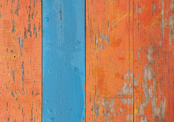 Color painted old wood plank background