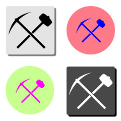 Axe. flat vector icon