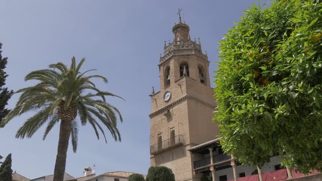 Parroquia Santa Maria la Mayor in Plaza Duquesa de Parcent, Ronda, Andalucia, Spain, Europe