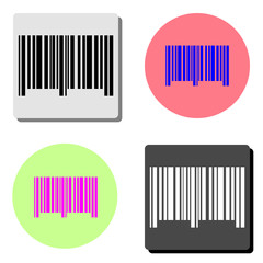 Barcode. flat vector icon