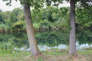 Lake of Agra Edessa Greece Europe
