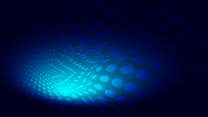 Abstract blue light and shade technology creative background. Vector illustration.