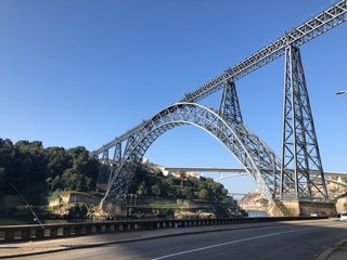 bridge over river in Potro, Portugal 