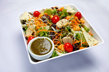 Salad with assorted vegetables