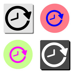 update. flat vector icon