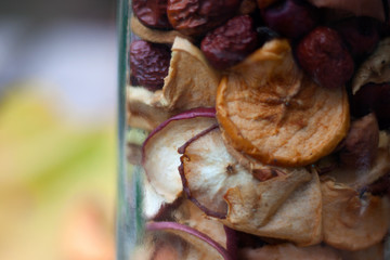 A bag of dried fruit for compote. Billets for the winter, homemade. Sale of dried fruits, useful properties

