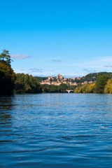 Fototapeta na wymiar A trip on the Dordogne River near Beynac-et-Cazenac, Dordogne, France