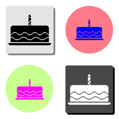 cake flat icon