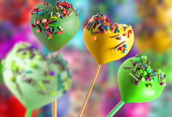 isolated image of sweets close up