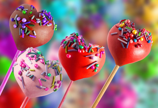 isolated image of sweets close up