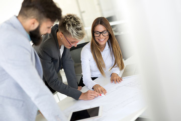 Business people conference in modern office