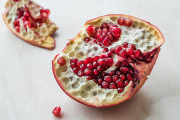 Ripe Pomegranate with Seeds