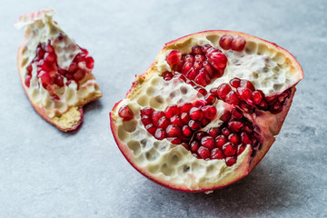 Ripe Pomegranate with Seeds