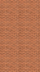 Vertical orientation of the background with a brick old wall for interior, design, advertising, screensavers, wallpapers, covers. Seamless pattern.